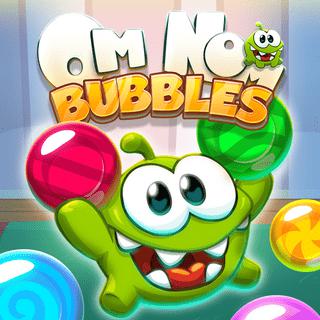 Play Om Nom Bubbles - Free IO Game