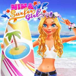 Play Nina - Surfer Girl - Free IO Game